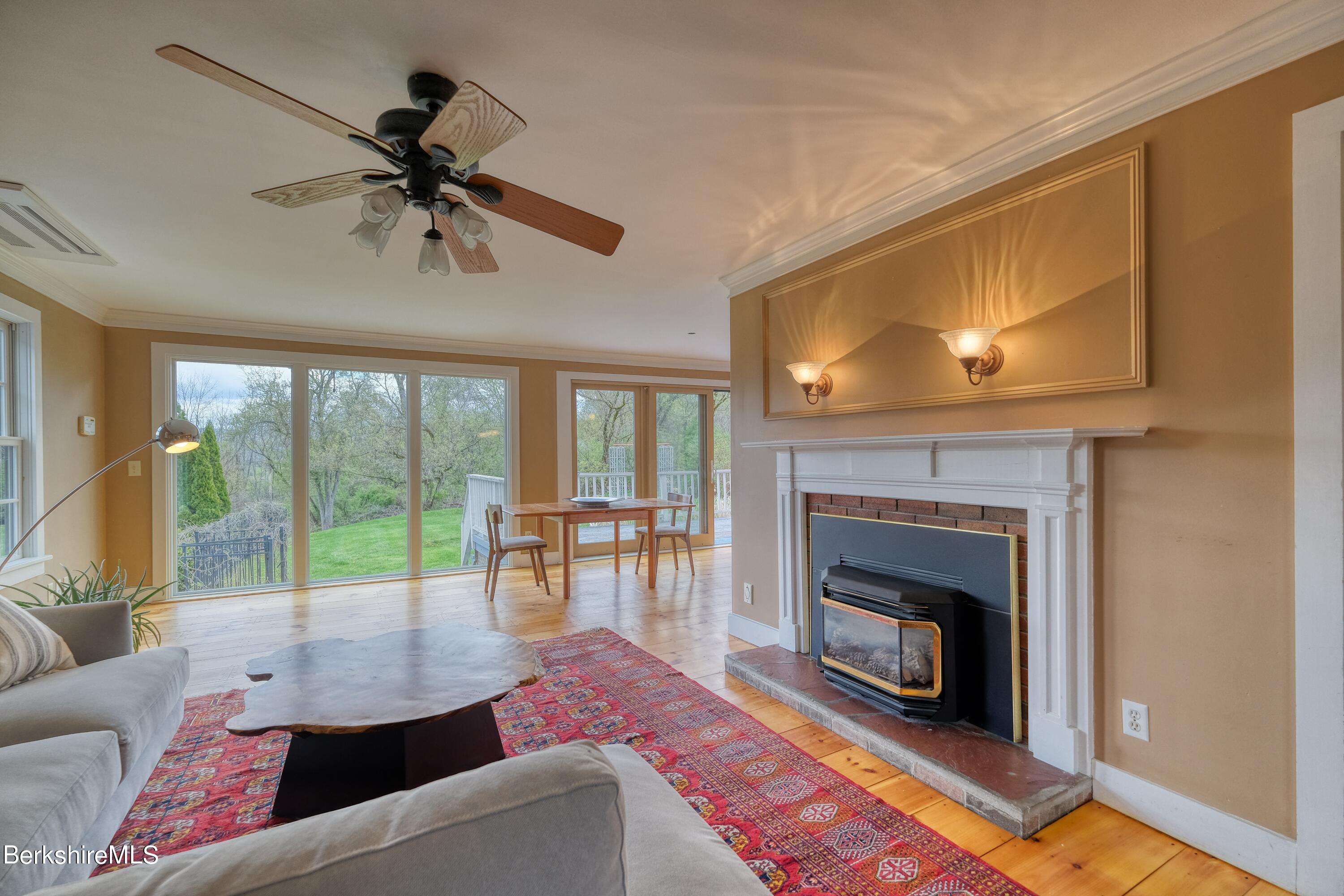 128 Stratton Road Williamstown, MA 01267 - Photo 20 of 62 Living Room & Dining Area