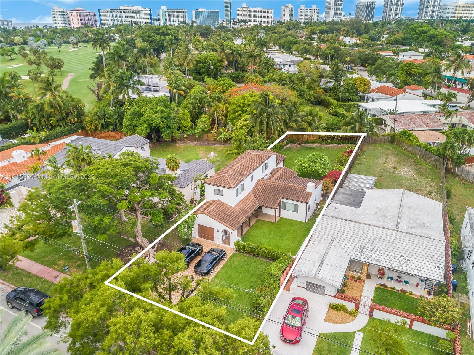 5135 Alton Road Miami Beach, FL 33140 - Photo 4 of 23 a view of yard from terrace
