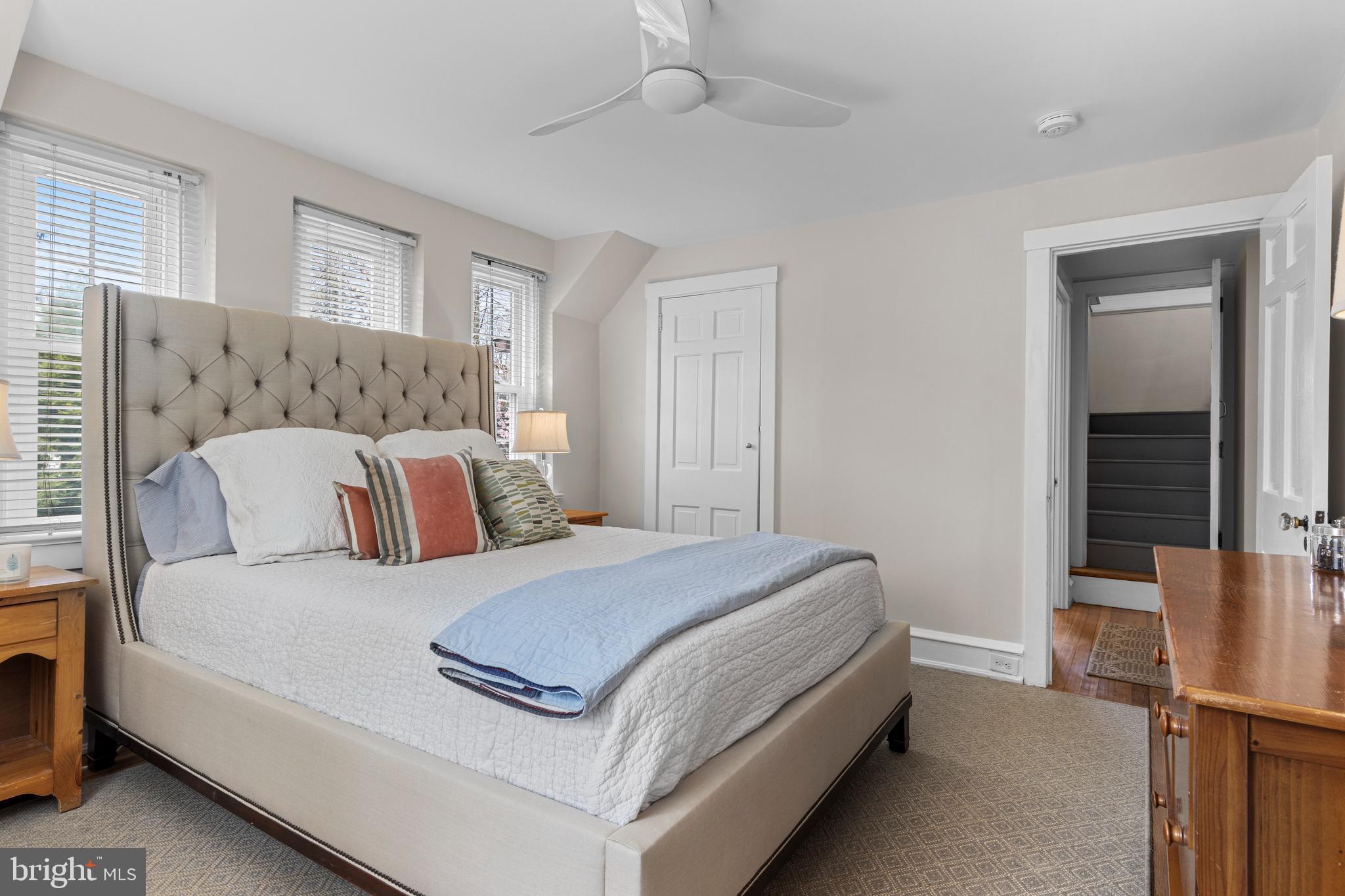 321 Conestoga Road Wayne, PA 19087 - Photo 21 of 28 a bedroom with a bed and a night stand