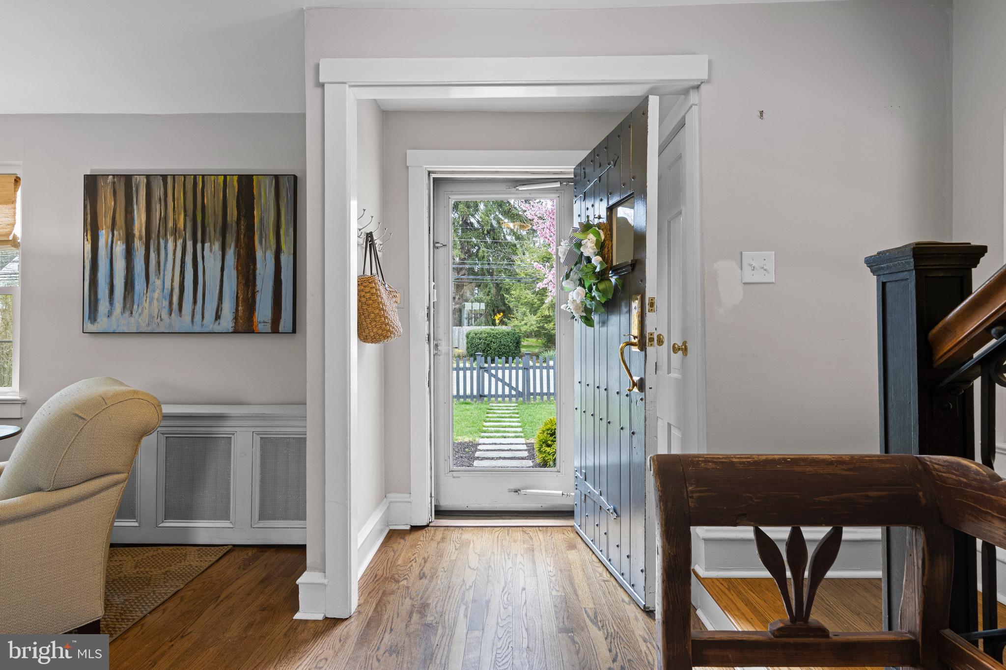 321 Conestoga Road Wayne, PA 19087 - Photo 4 of 28 a view of hallway with furniture and a window