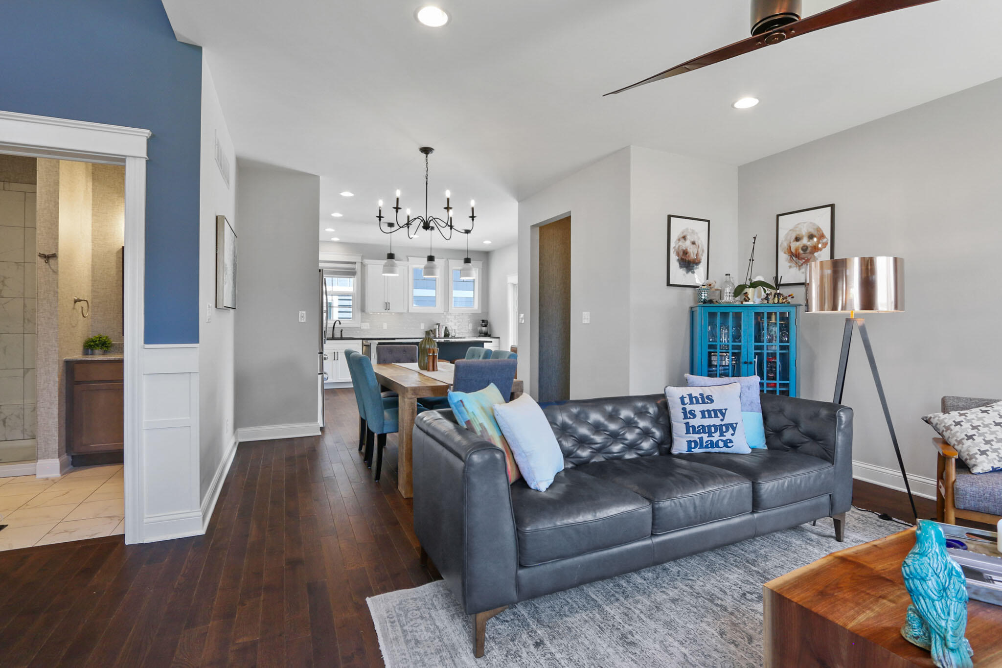 5937 South Dune Harbor Drive Portage, IN 46368 - Photo 11 of 44 a living room with furniture and a wooden floor