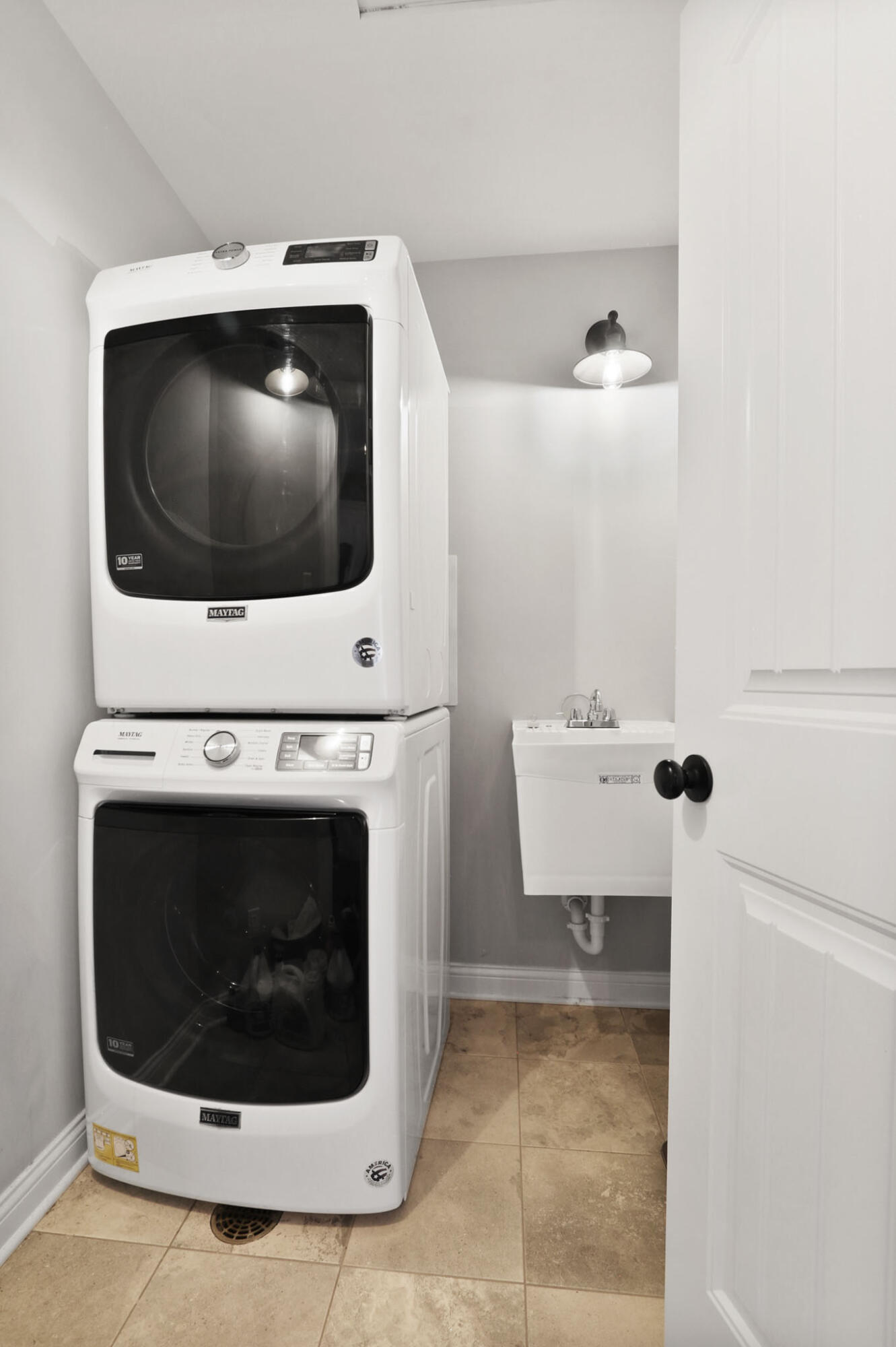 5937 South Dune Harbor Drive Portage, IN 46368 - Photo 29 of 44 a utility room with a washer and dryer