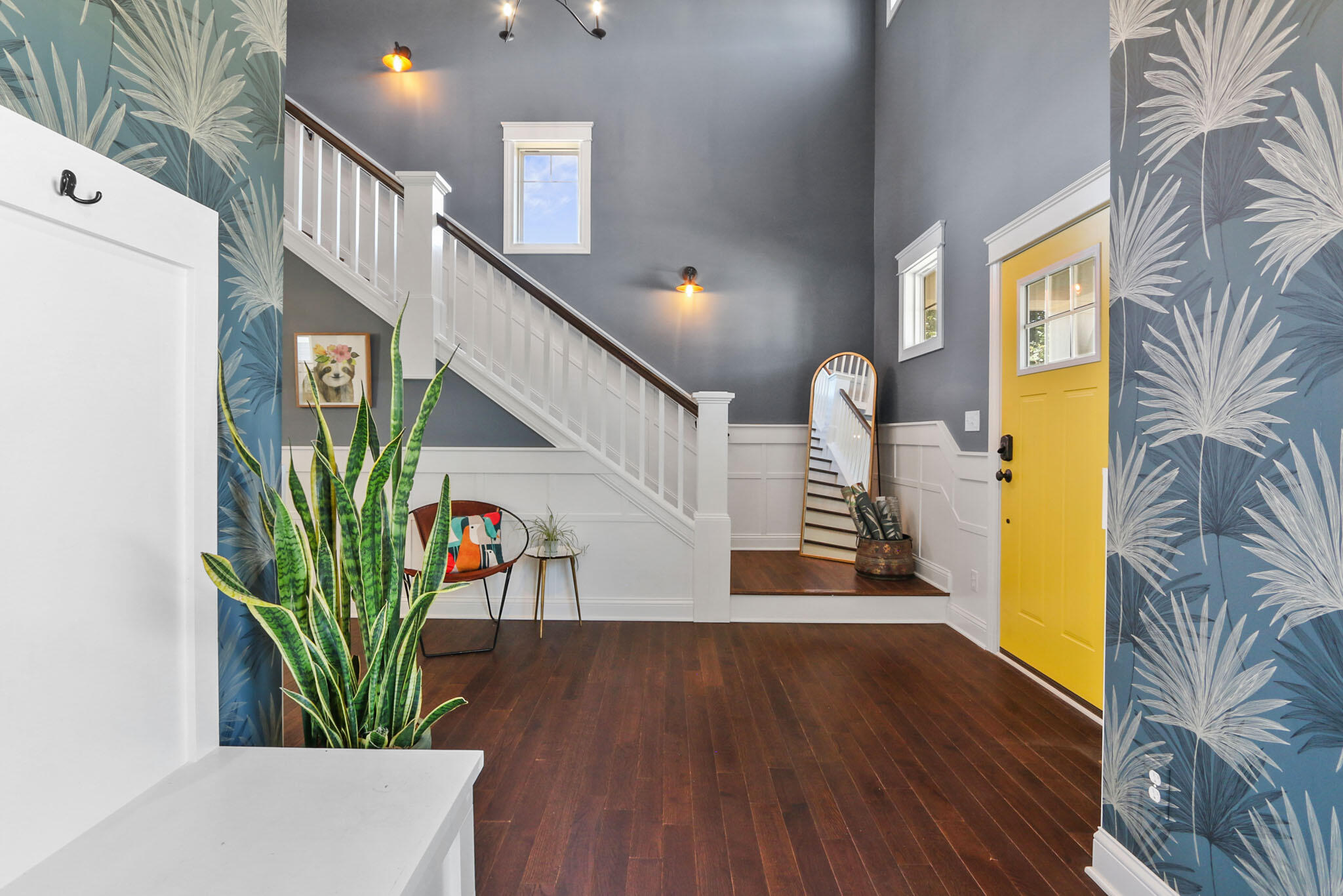 5937 South Dune Harbor Drive Portage, IN 46368 - Photo 4 of 44 a view of entryway with wooden floor