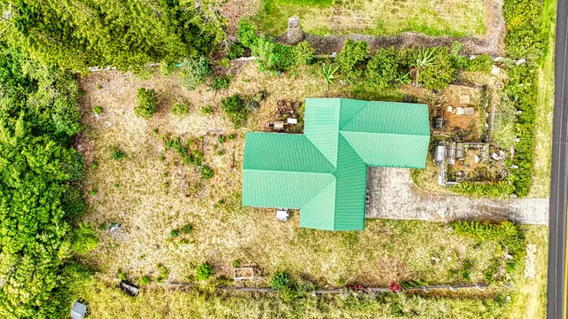 view of a yard with table and chairs