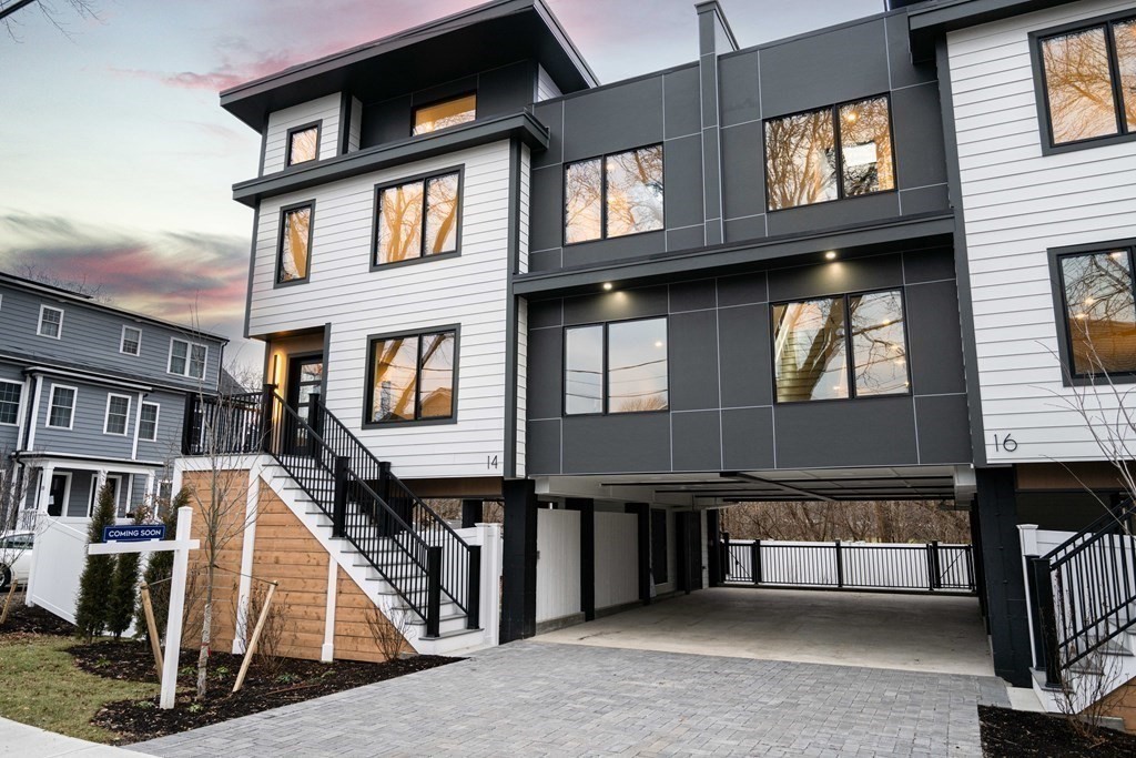 14 Edith Street, Unit 14 Arlington, MA 02474 - Photo 39 of 42 a front view of a house with a porch