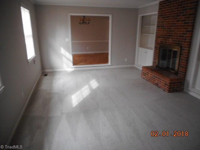 2220 Hickswood Road High Point, NC 27265 - Photo 2 of 16 Living Room w FP