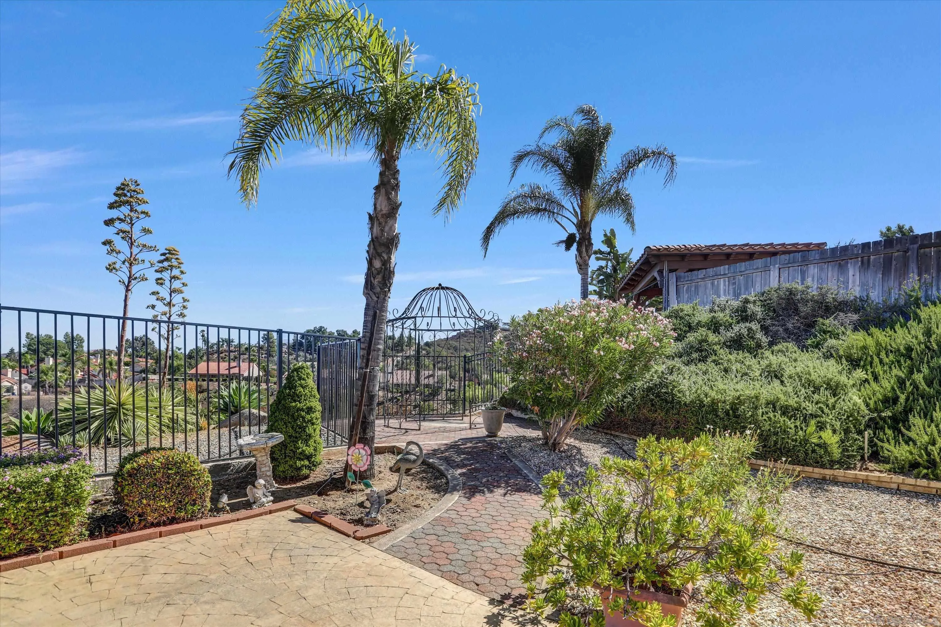 8983 Chestnut Roan Way Alpine, CA 91901 - Photo 33 of 33 a view of a balcony with potted plants