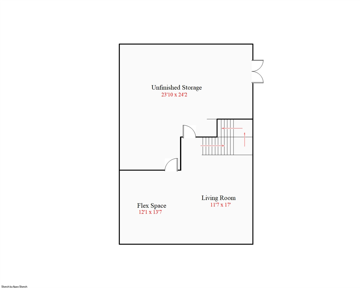 9421 Barton Creek Road Raleigh, NC 27615 - Photo 29 of 30 Basement Plan