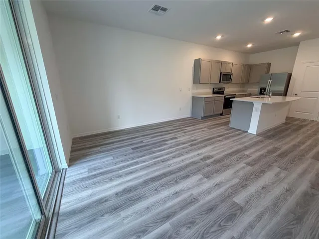 a close view of walk in closet