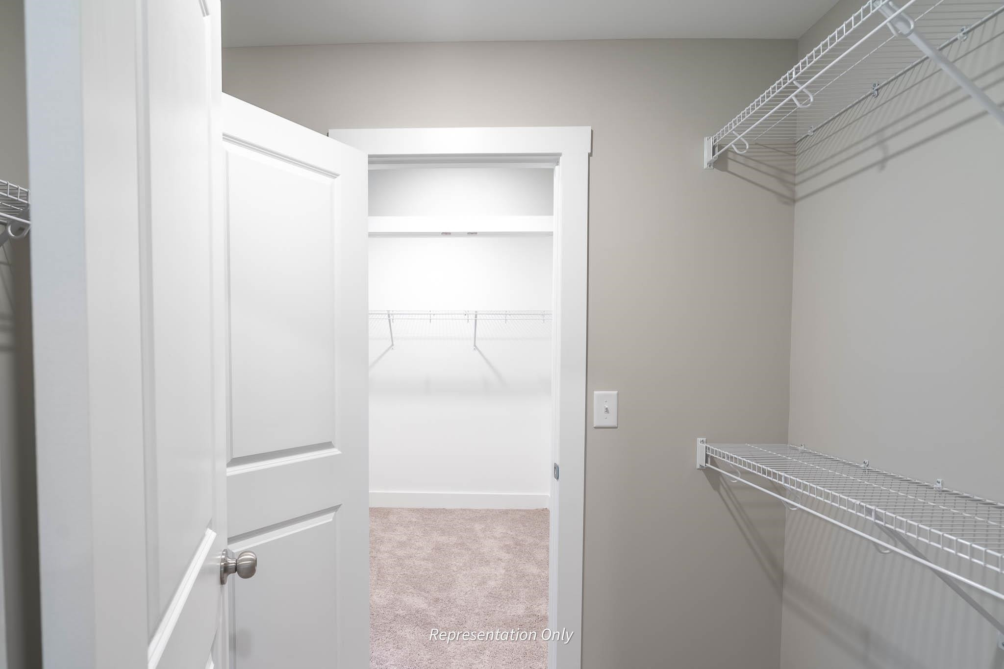 8720 Maxine Street, Unit 3 Willow Spring, NC 27592 - Photo 24 of 35 a view of an empty walk in closet
