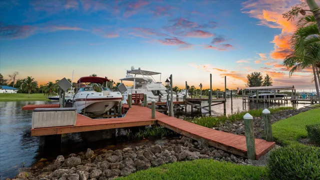 an aerial view of a houses with outdoor space