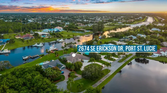 $1,995,000 | 2674 Southeast Erickson Drive, Port St. Lucie, FL 34984