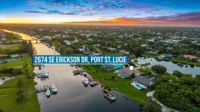 $1,995,000 | 2674 Southeast Erickson Drive, Port St. Lucie, FL 34984