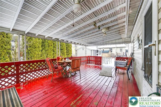 a outdoor space with furniture