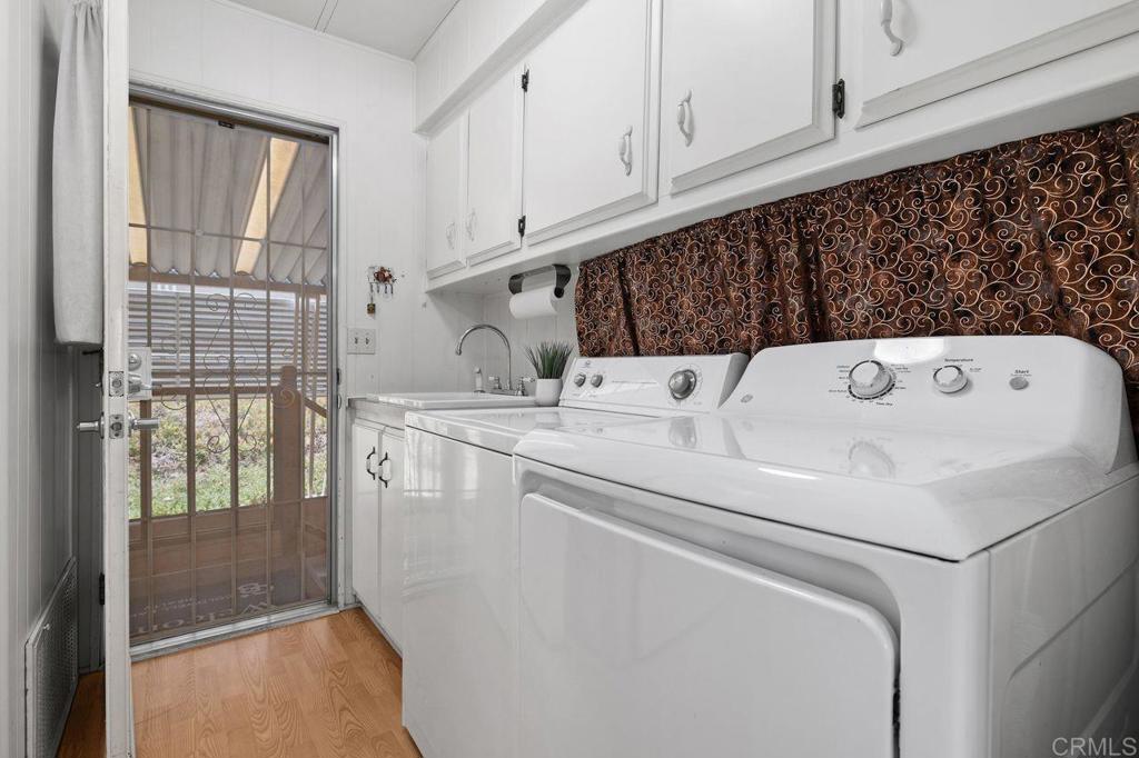 1175 La Moree Road, Unit 85 San Marcos, CA 92078 - Photo 38 of 68 Laundry Room and Back Door