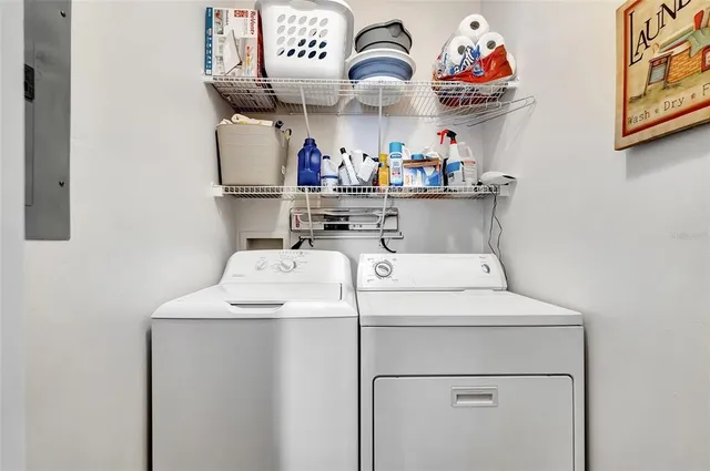 a view of washer and dryer