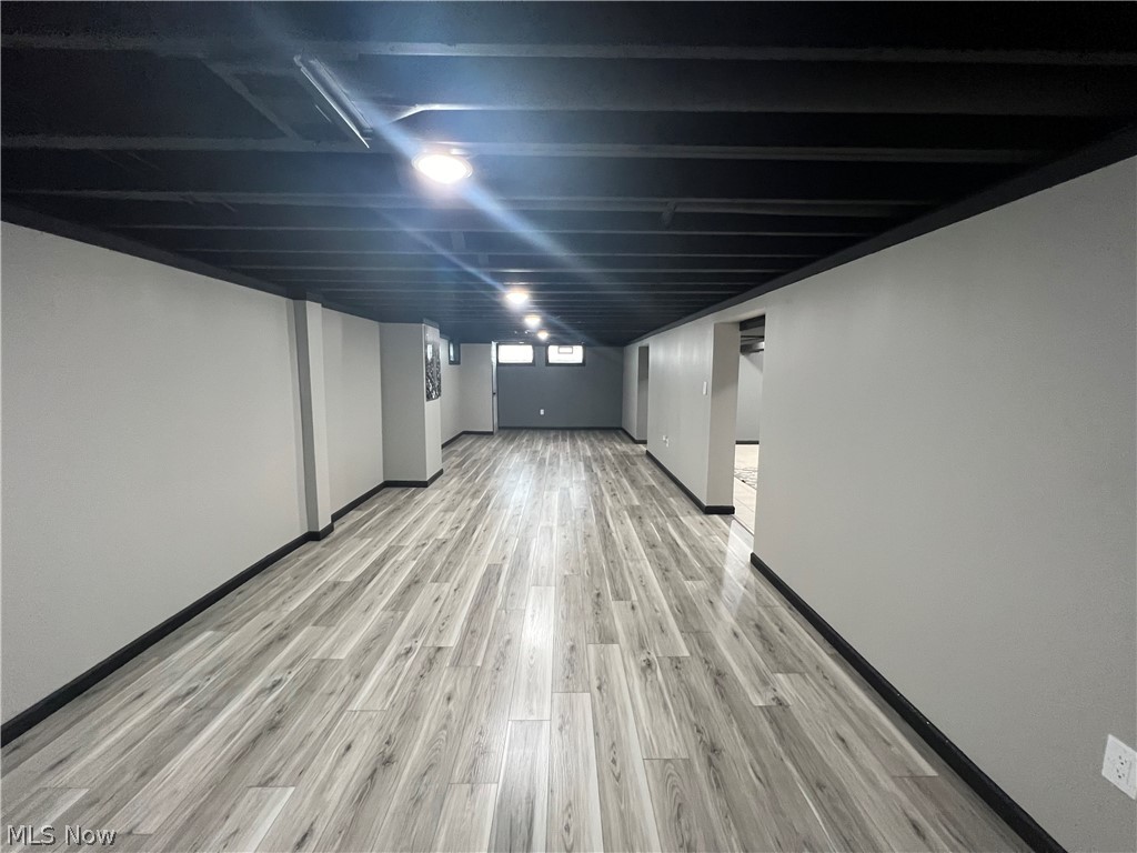 7475 Selwick Drive Parma, OH 44129 - Photo 25 of 29 Basement with light hardwood / wood-style flooring