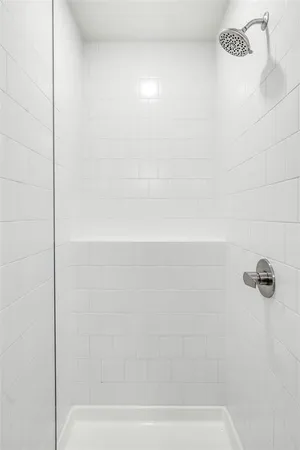 a close up of a bathtub