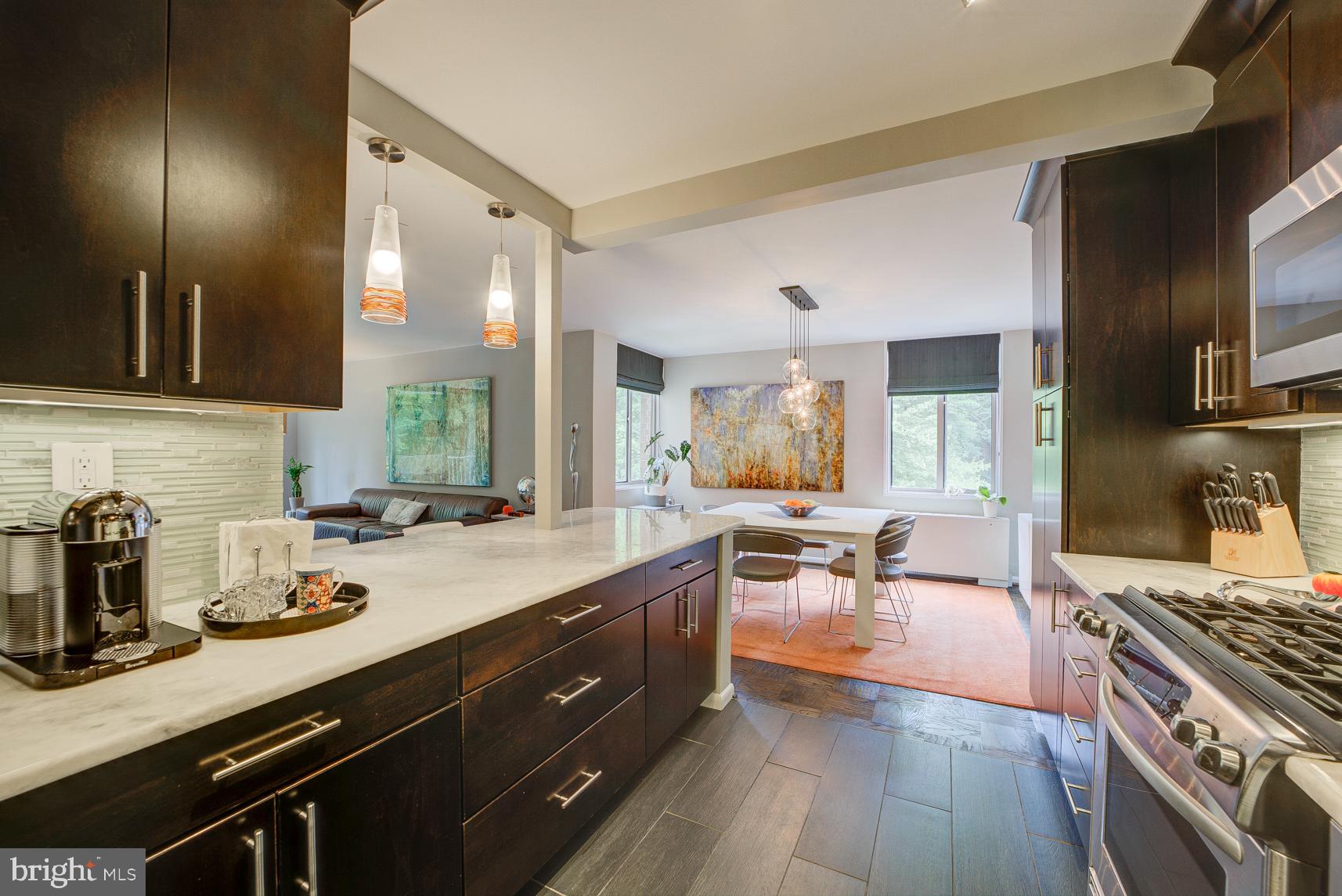 2939 Van Ness Street Northwest, Unit 224 Washington, DC 20008 - Photo 13 of 43 Multiple working surface in the kitchen