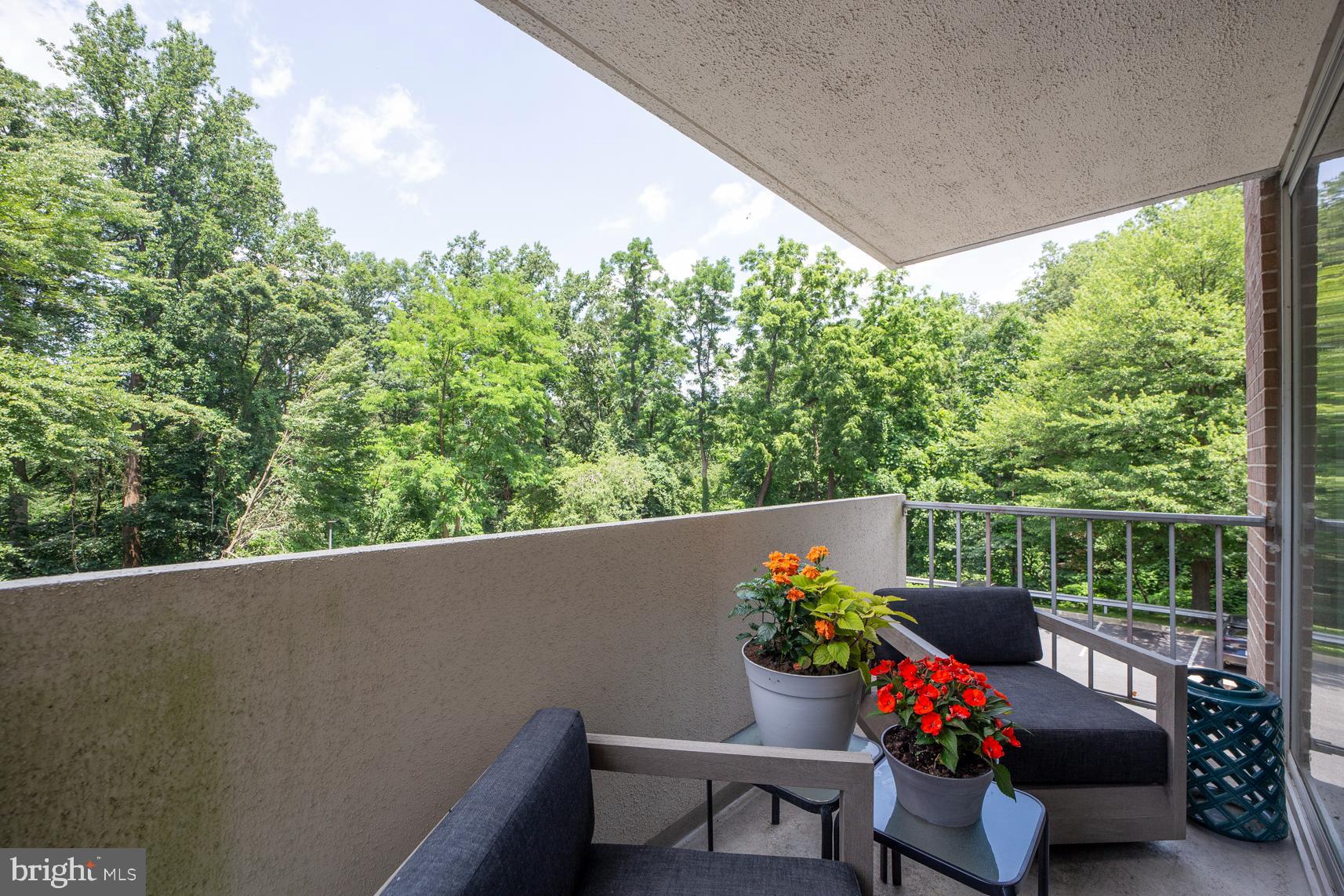 2939 Van Ness Street Northwest, Unit 224 Washington, DC 20008 - Photo 5 of 43 Wonderful treetop views from the private balcony