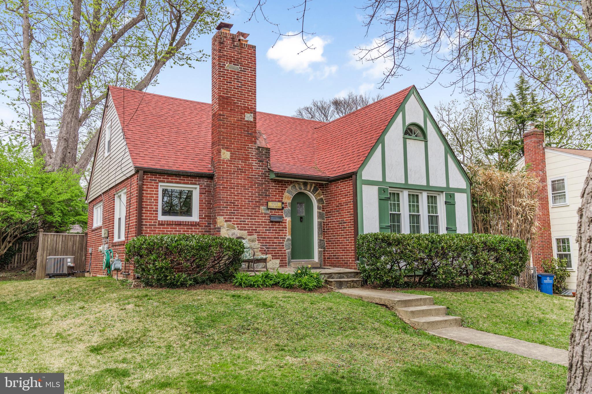 9505 Riley Road Silver Spring, MD 20910 - Photo 2 of 41 a front view of a house with garden