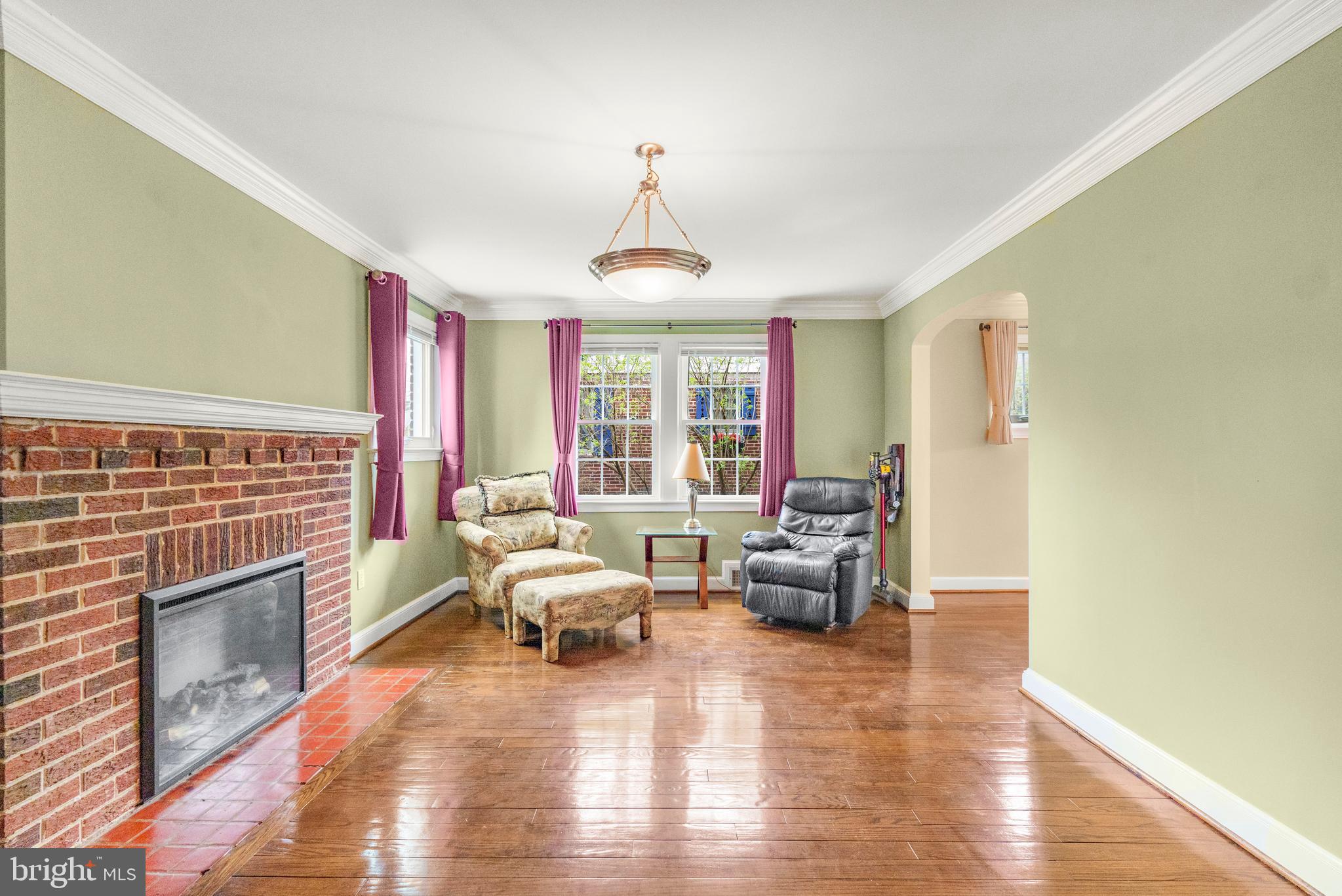 9505 Riley Road Silver Spring, MD 20910 - Photo 10 of 41 a living room with furniture window and wooden floor