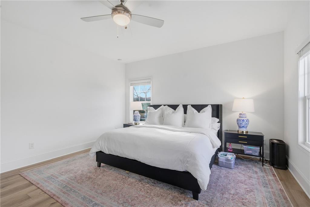 3158 Webb Road Milton, GA 30004 - Photo 18 of 36 a bedroom with bed and a window