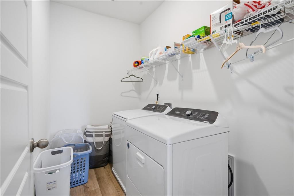 3158 Webb Road Milton, GA 30004 - Photo 22 of 36 a utility room with dryer and washer