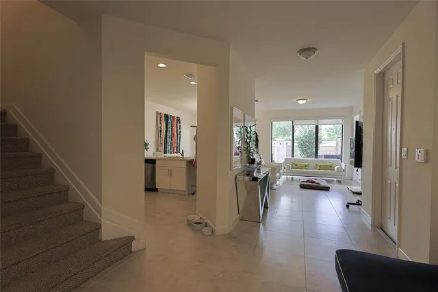 a view of a living room