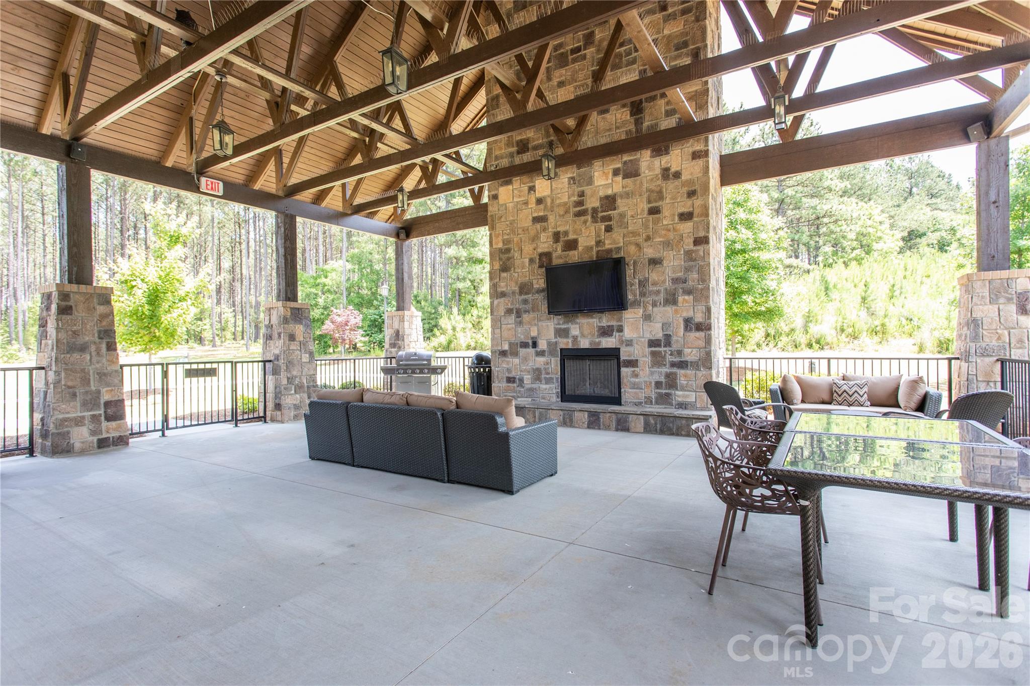 8031 Gulf Crk Road Lancaster, SC 29720 - Photo 21 of 38 a living room with furniture and a fireplace