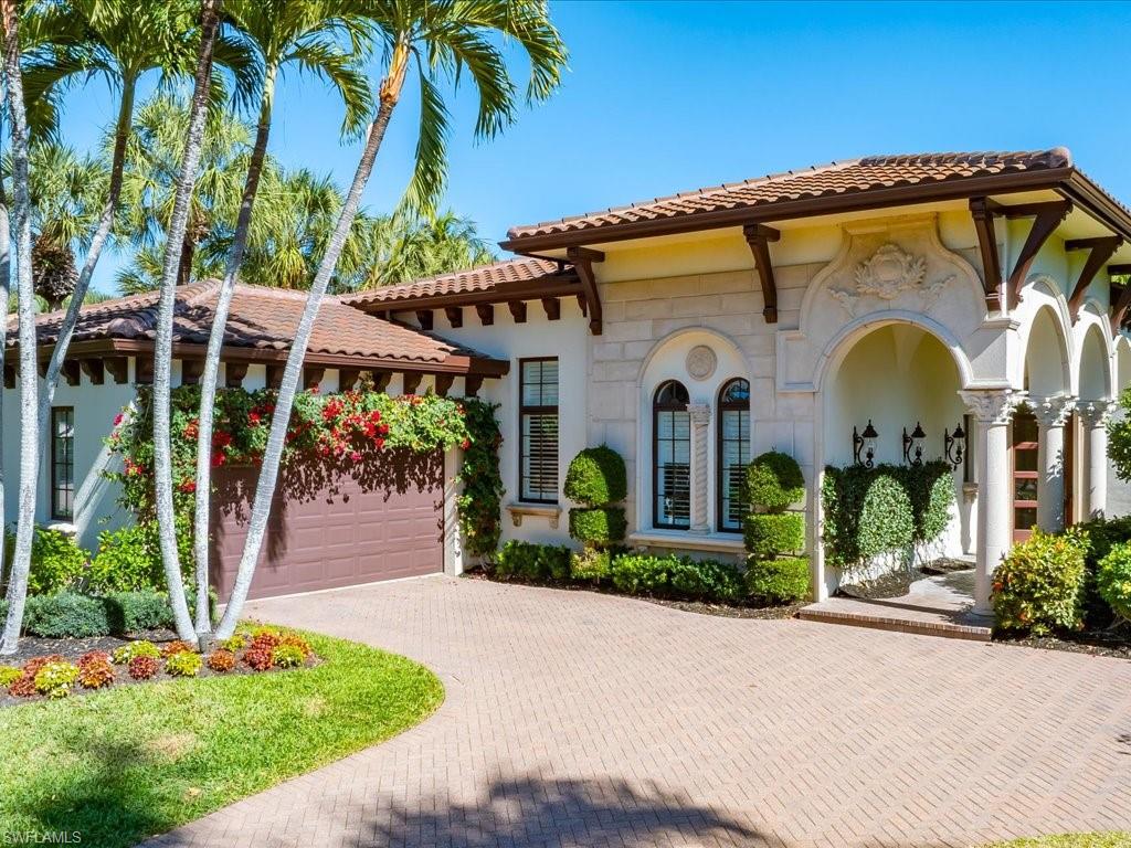 2822 Capistrano Way Naples, FL 34105 - Photo 44 of 47 Front of the home and garage.