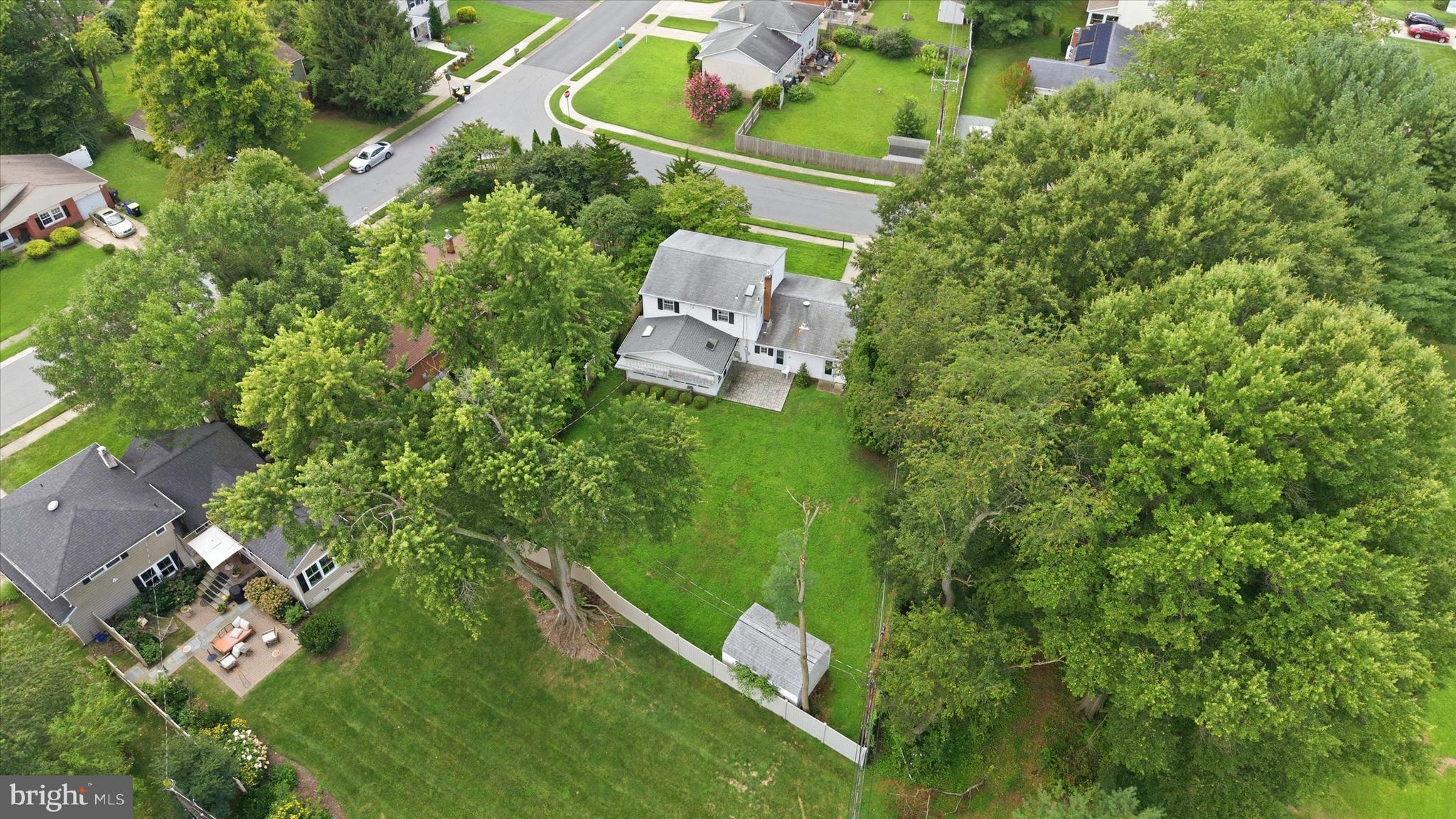 3 Ware Road Newark, DE 19711 - Photo 41 of 51 Aerial View of the Home & Level Backyard