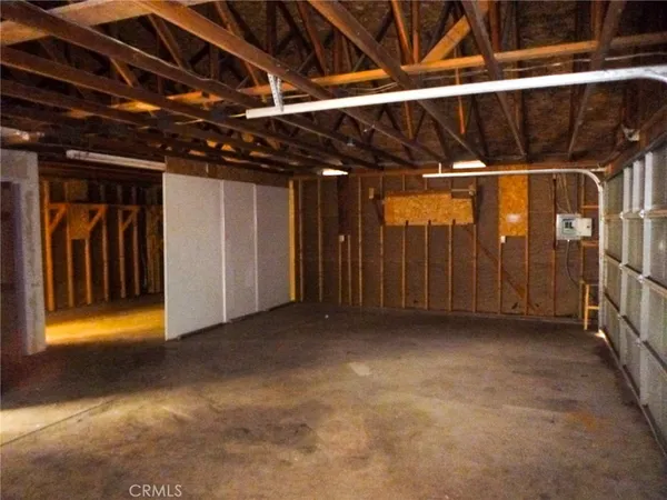 a view of storage and utility room