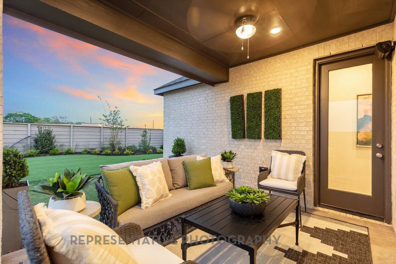 5327 Mango Blfs Street Manvel, TX 77578 - Photo 31 of 46 a building outdoor space with patio furniture