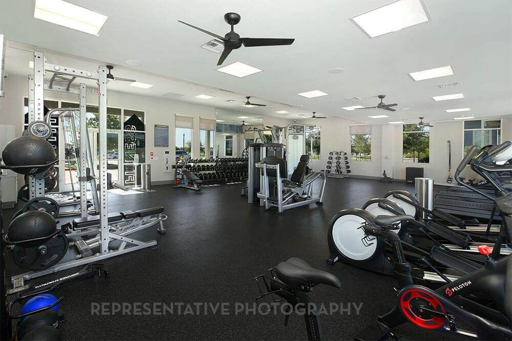 5327 Mango Blfs Street Manvel, TX 77578 - Photo 35 of 46 a view of a room with gym equipment
