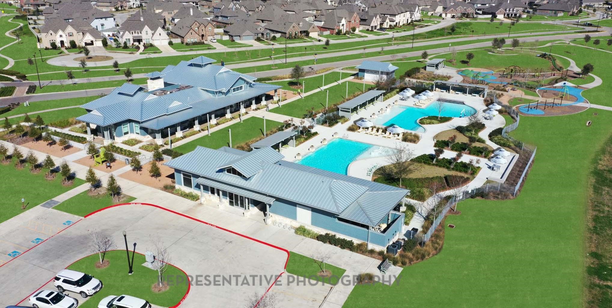 5327 Mango Blfs Street Manvel, TX 77578 - Photo 37 of 46 an aerial view of a house