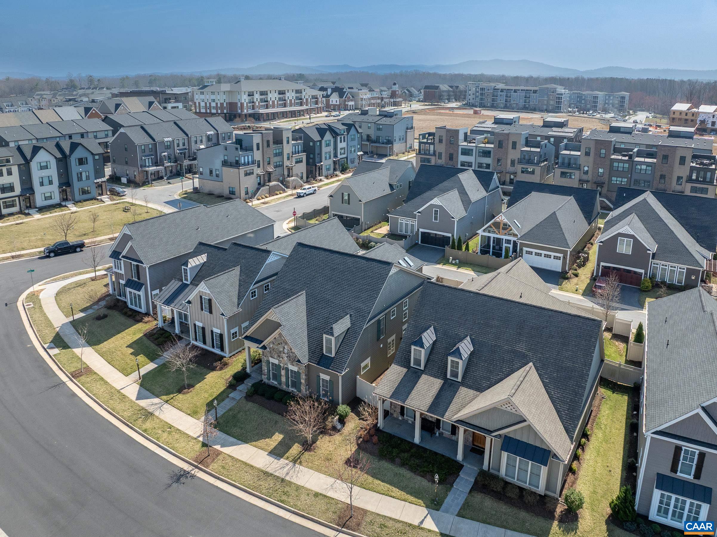 804 Golf View Drive Crozet, VA 22932 - Photo 46 of 62 an aerial view of a house with a ocean view