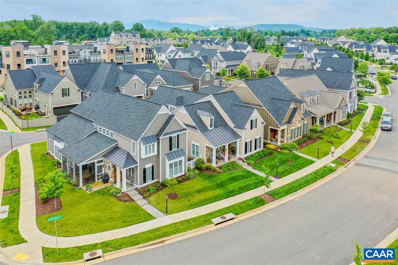 804 Golf View Drive Crozet, VA 22932 - Photo 61 of 62 an aerial view of residential house with outdoor space and swimming pool