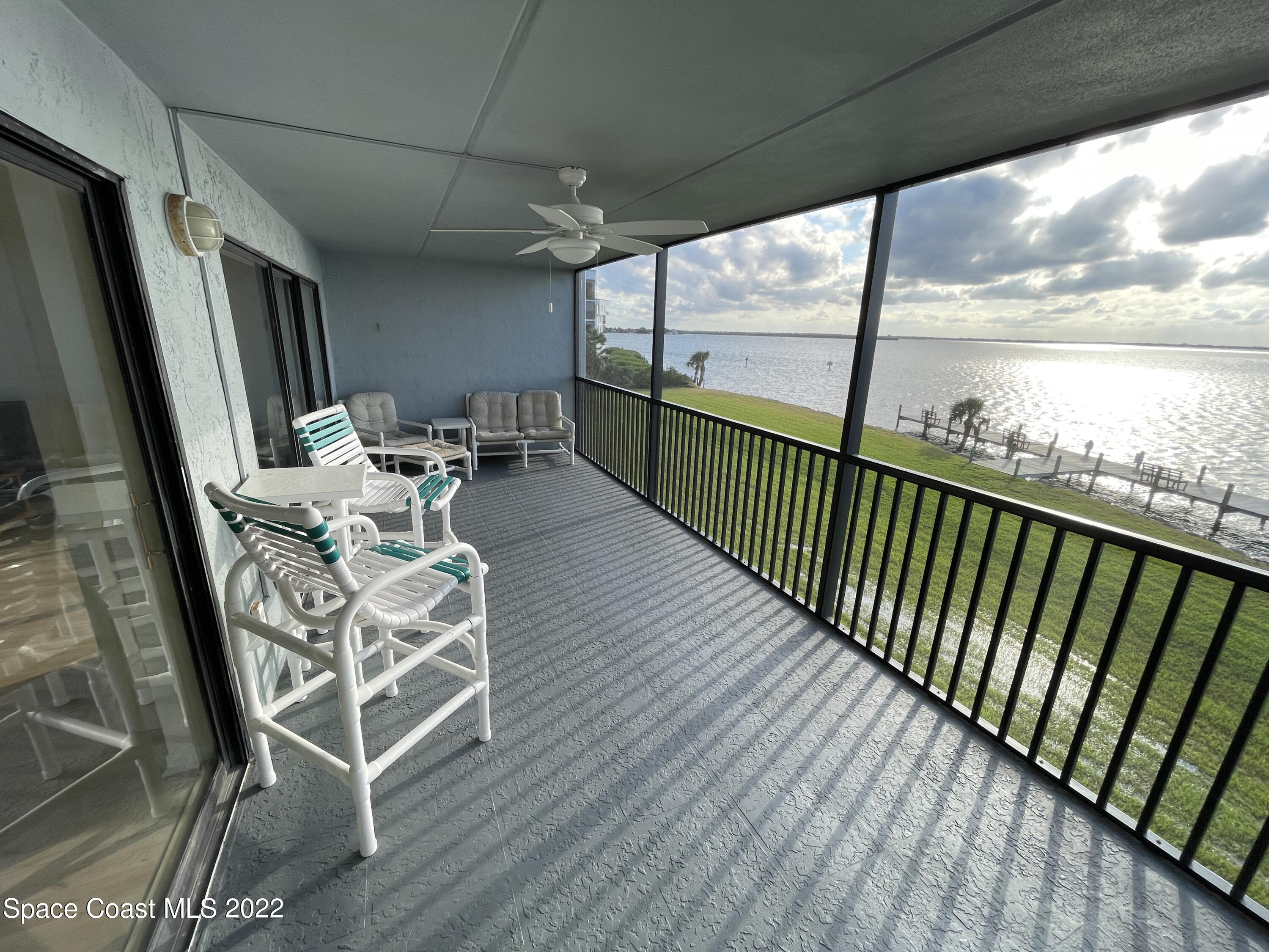3799 South Banana River Boulevard, Unit 817 Cocoa Beach, FL 32931 - Photo 24 of 26 a view of balcony with furniture