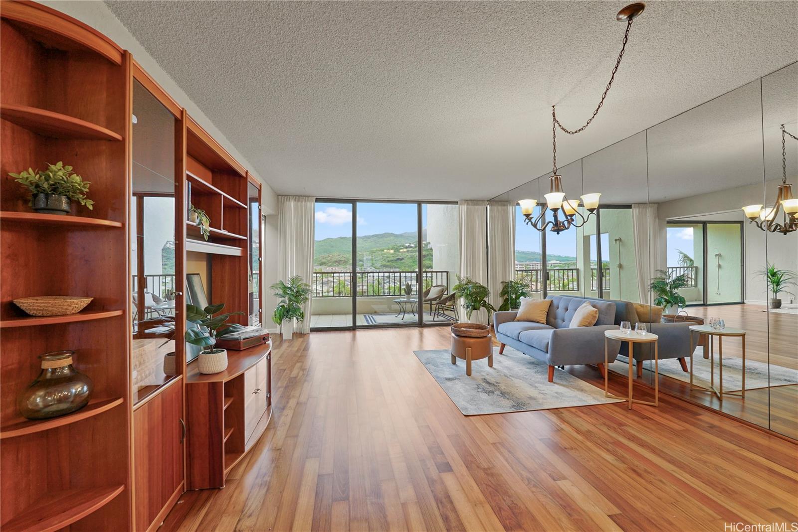 Bright and spacious layout, natural light floods the entire penthouse.