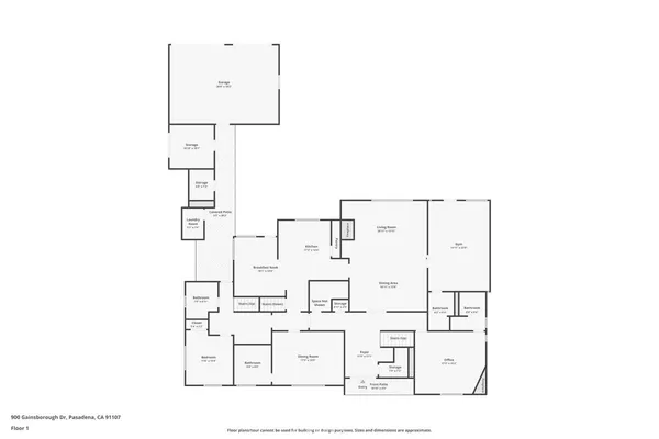 $3,980,000 | 900 North Gainsborough Drive, Pasadena, CA 91107