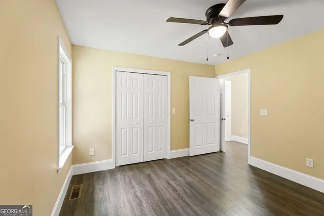 wooden floor in an empty room