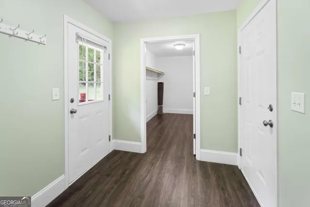 wooden floor in a gallery