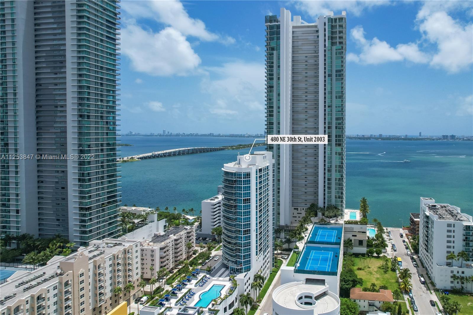 480 Northeast 30th Street, Unit 2003 Miami, FL 33137 - Photo 17 of 17 a city view with tall buildings