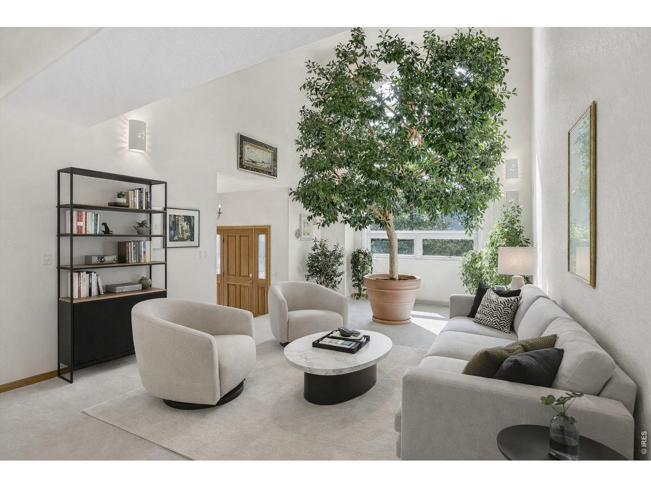 65 Betasso Road Boulder, CO 80302 - Photo 3 of 38 a living room with furniture and a potted plant