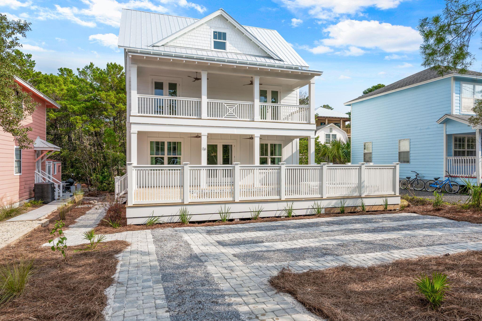 76 Dalton Drive Santa Rosa Beach, FL 32459 - Photo 2 of 71 a front view of a house with a yard