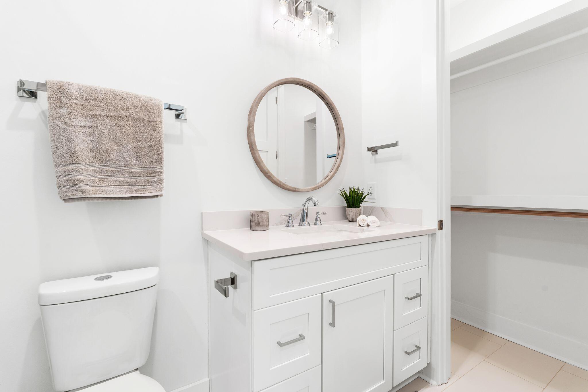 76 Dalton Drive Santa Rosa Beach, FL 32459 - Photo 36 of 71 a bathroom with a sink and a mirror