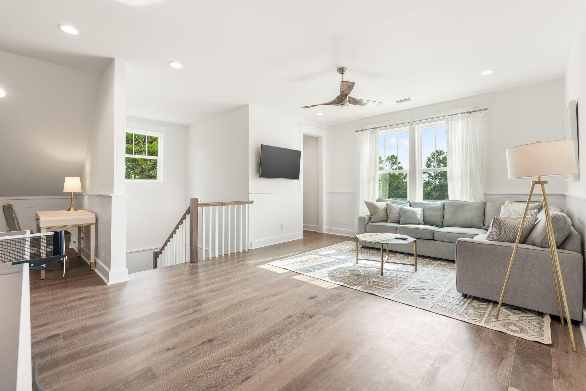 76 Dalton Drive Santa Rosa Beach, FL 32459 - Photo 39 of 71 a living room with furniture and a wooden floor