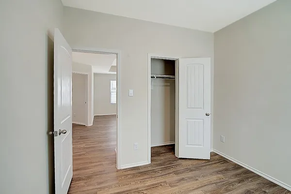wooden floor in an empty room
