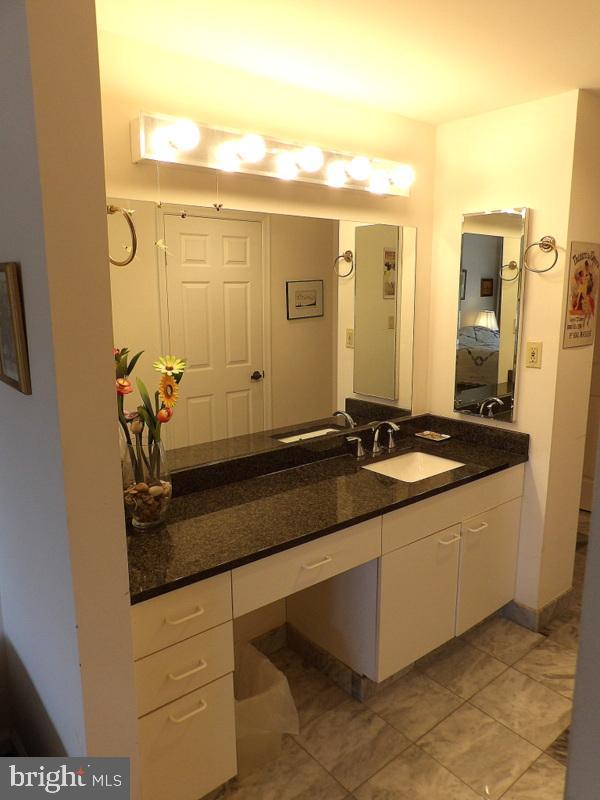 3801 Canterbury Road, Unit 803 Baltimore, MD 21218 - Photo 19 of 33 Granite Vanity in Primary Bedroom